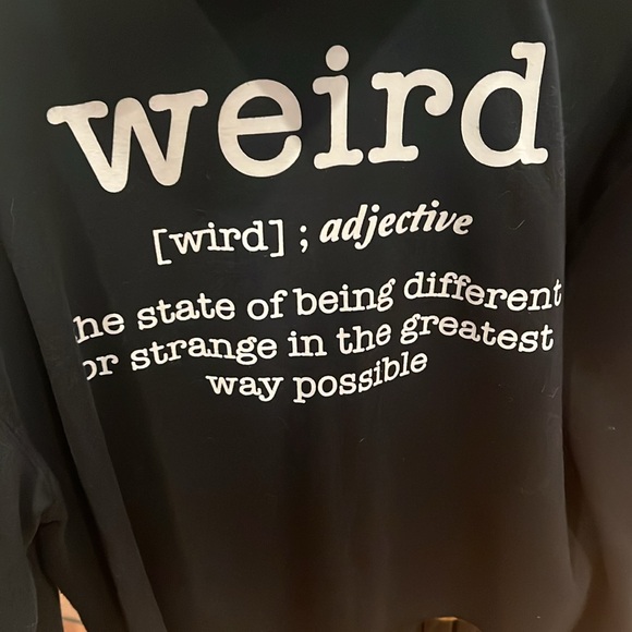 Cute black hoodie sweatshirt size XL worn couple times great condition - Picture 3 of 5